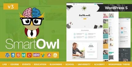 SmartOWL – Tema WordPress de Educação LMS