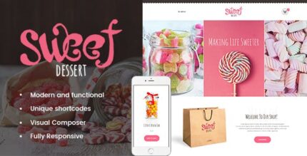 Sobremesa Doce | Tema WordPress de loja de doces e café