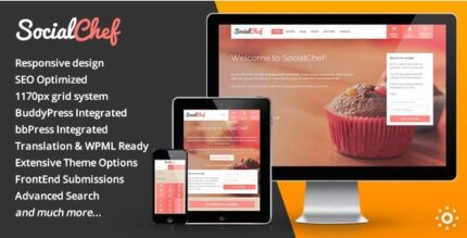 SocialChef – Tema WordPress de receita social