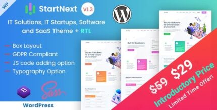 StartPróximo – Tema Elementor IT & Business Startup WP