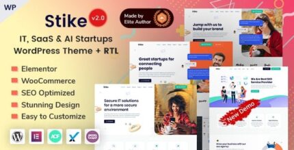Stike – Tema WordPress de Startup de Tecnologia e SEO IT