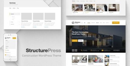 StructurePress – Tema WordPress de Construção e Arquitetura