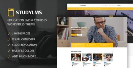 Studylms – Tema WordPress de LMS e Cursos de Educação