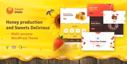 SweetMielo – Tema WordPress de Produção de Mel e Doces Deliciosos