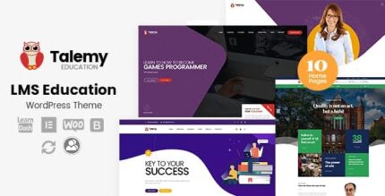 Talemy – Tema WordPress de Educação LMS