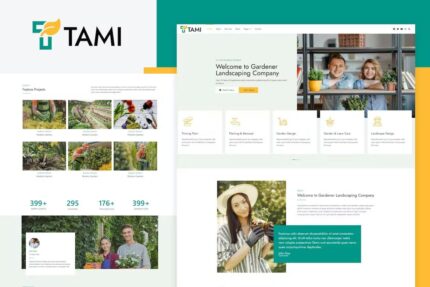 Tami – Template Kit Elementor de Paisagem e Jardinagem