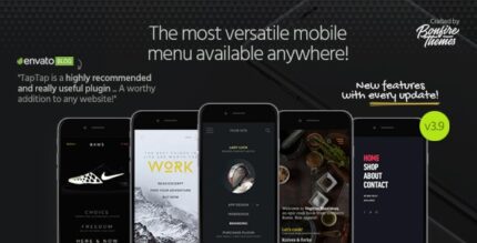 TapTap: um menu móvel WordPress super personalizável