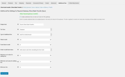 Taxas baseadas em gateway de pagamento