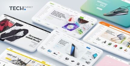 Techmarket – Multi-demo e loja de eletrônicos WooCommerce Theme