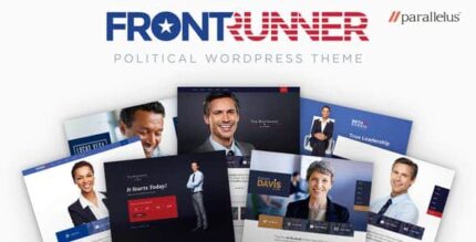 Tema político para WordPress – FrontRunner