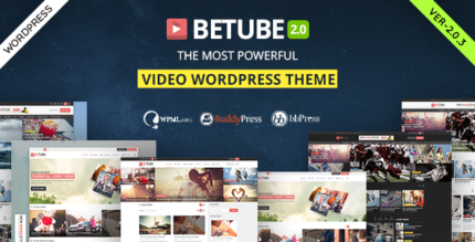 Tema WordPress de Vídeo Betube