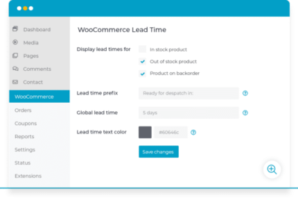 Tempo de espera do WooCommerce da Barn2 Media