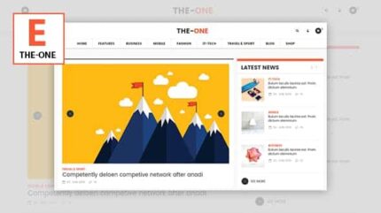 Theone – Blog da revista de notícias – Tema WordPress responsivo