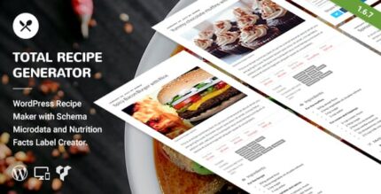 Total Recipe Generator – WordPress Recipe Maker com esquema e fatos nutricionais