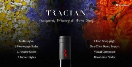 Tracian – Tema WordPress de vinho