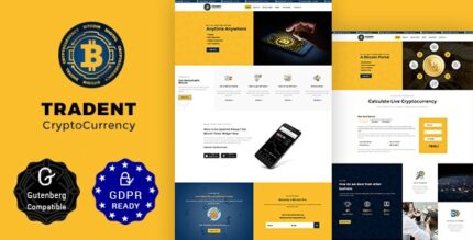 Tradent – Criptomoeda, Tema Bitcoin WordPress