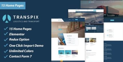 Transpix – Tema WordPress para Armazém de Logística
