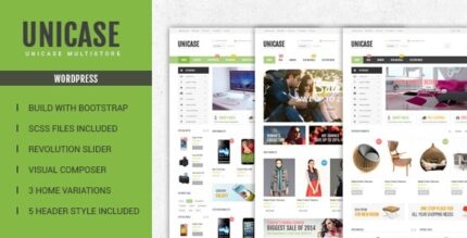 Unicase – Tema WooCommerce para loja de eletrônicos