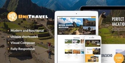 UniTravel | Agência de viagens e agência de turismo Tema WordPress