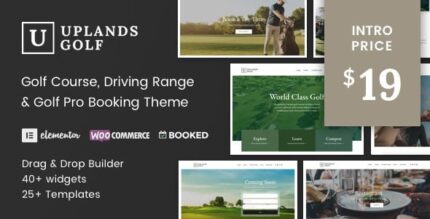 Uplands – Tema WordPress de Campo de Golfe