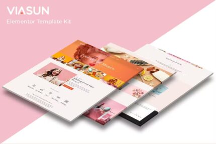 Viasun – Kit de modelo Pro Elementor de produto único