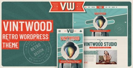 VintWood – um tema vintage retrô para WordPress