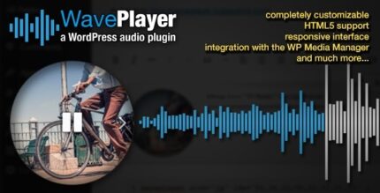 WavePlayer – Reprodutor de áudio em forma de onda para WordPress e WooCommerce