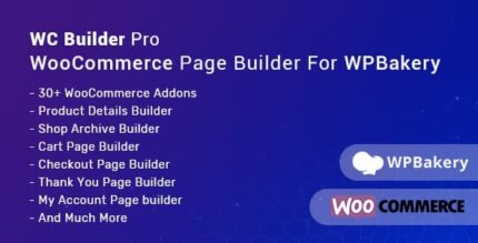 WC Builder Pro – Construtor de páginas WooCommerce para WPBakery
