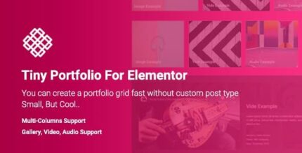 Widget de portfólio minúsculo para Elementor