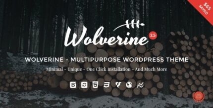 Wolverine – Tema multifuncional responsivo