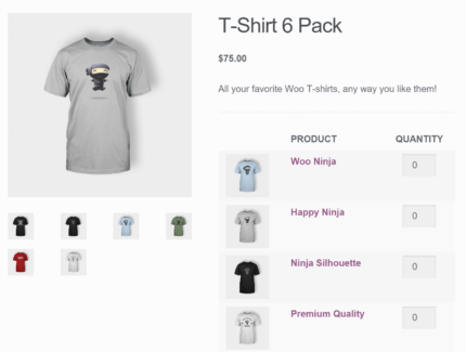 Woocommerce – Misture e combine produtos
