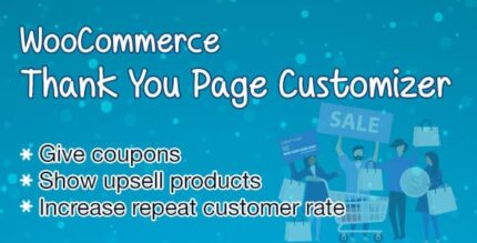 WooCommerce Thank You Page Customizer – Aumentar a taxa de retenção de clientes – Aumentar as vendas