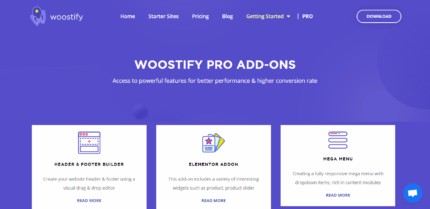 Woostify – Fast, lightweight, responsive and super flexible WooCommerce theme + Pro Addon
