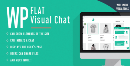 WP Flat Visual Chat – Chat ao vivo e visualização remota