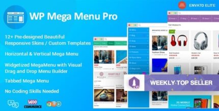 WP Mega Menu Pro – Plugin de Mega Menu responsivo