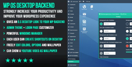 WP OS Desktop Backend – Mais do que um tema de administração do Wordpress