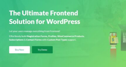 WP User Frontend Pro Business – Ultimate Frontend Solution